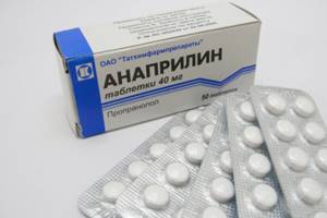 Анаприлин таблетки: инструкция по применению
